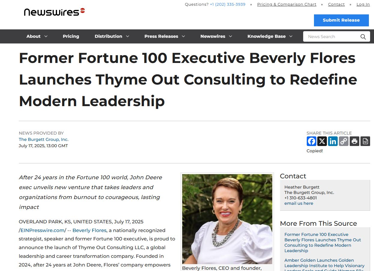 Thyme Out Consulting: Modern Leadership